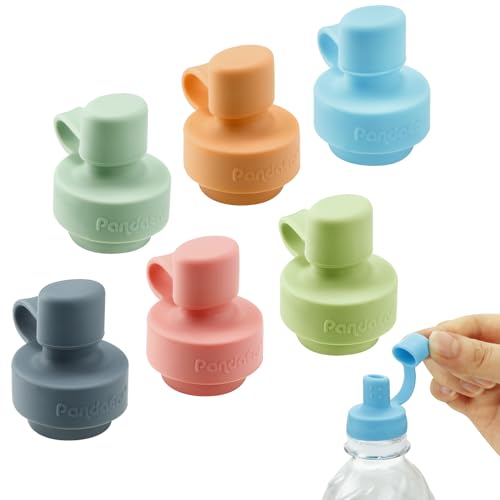 Silicone Water Bottle Cap (6 Pack) – PandaEar - Main Image