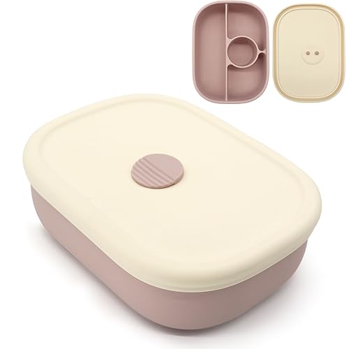 Silicone Mini Bento Box Unicorn Bubblegum Pink