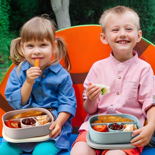 Silicone Bento Box (Blue)