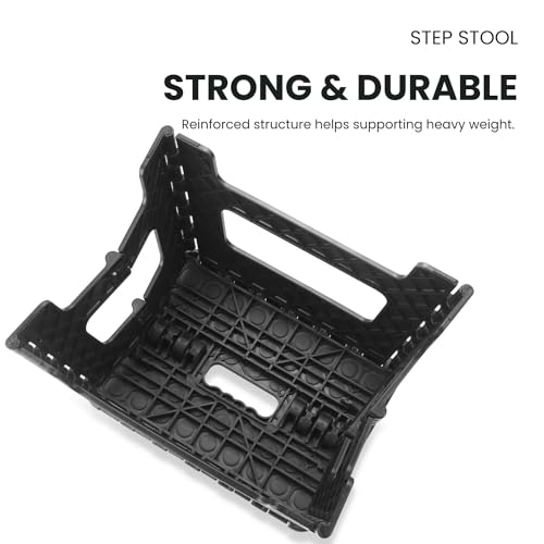 Folding Step Stool(Black)