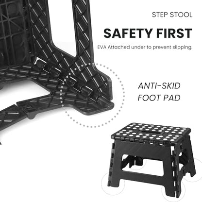 Folding Step Stool(Black)