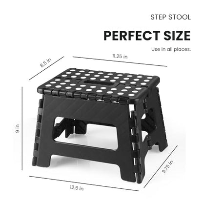 Folding Step Stool(Black)