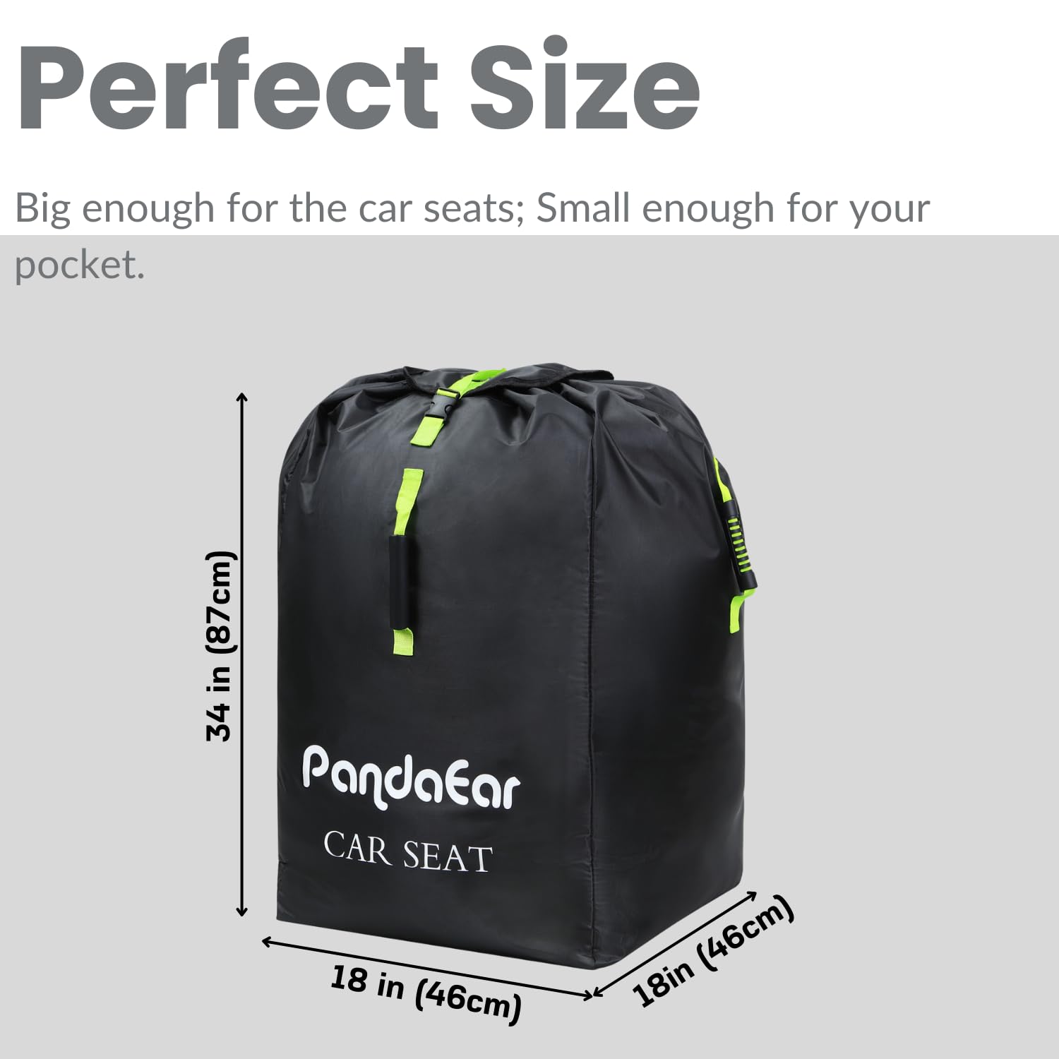 Car Seat Travel Bag PandaEar