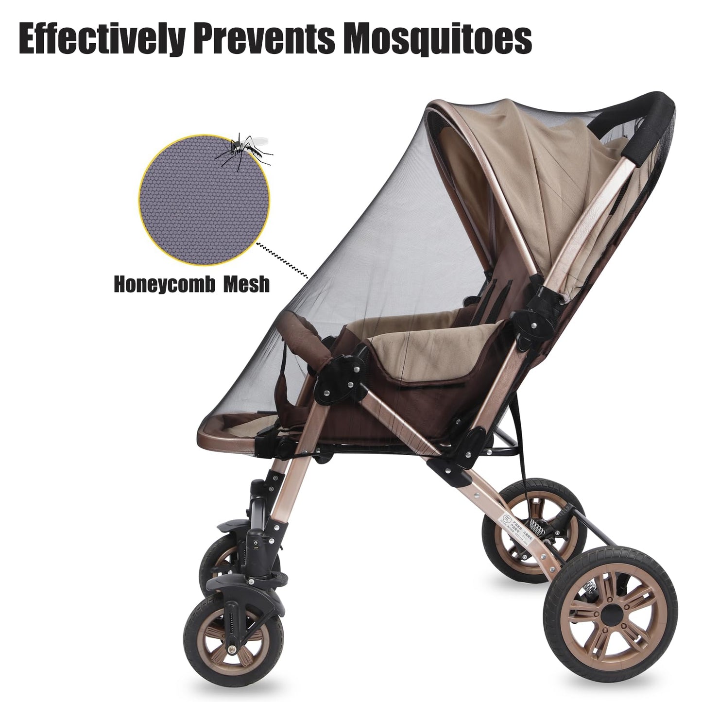 Mosquito Net for Strollers( 2 Pack )