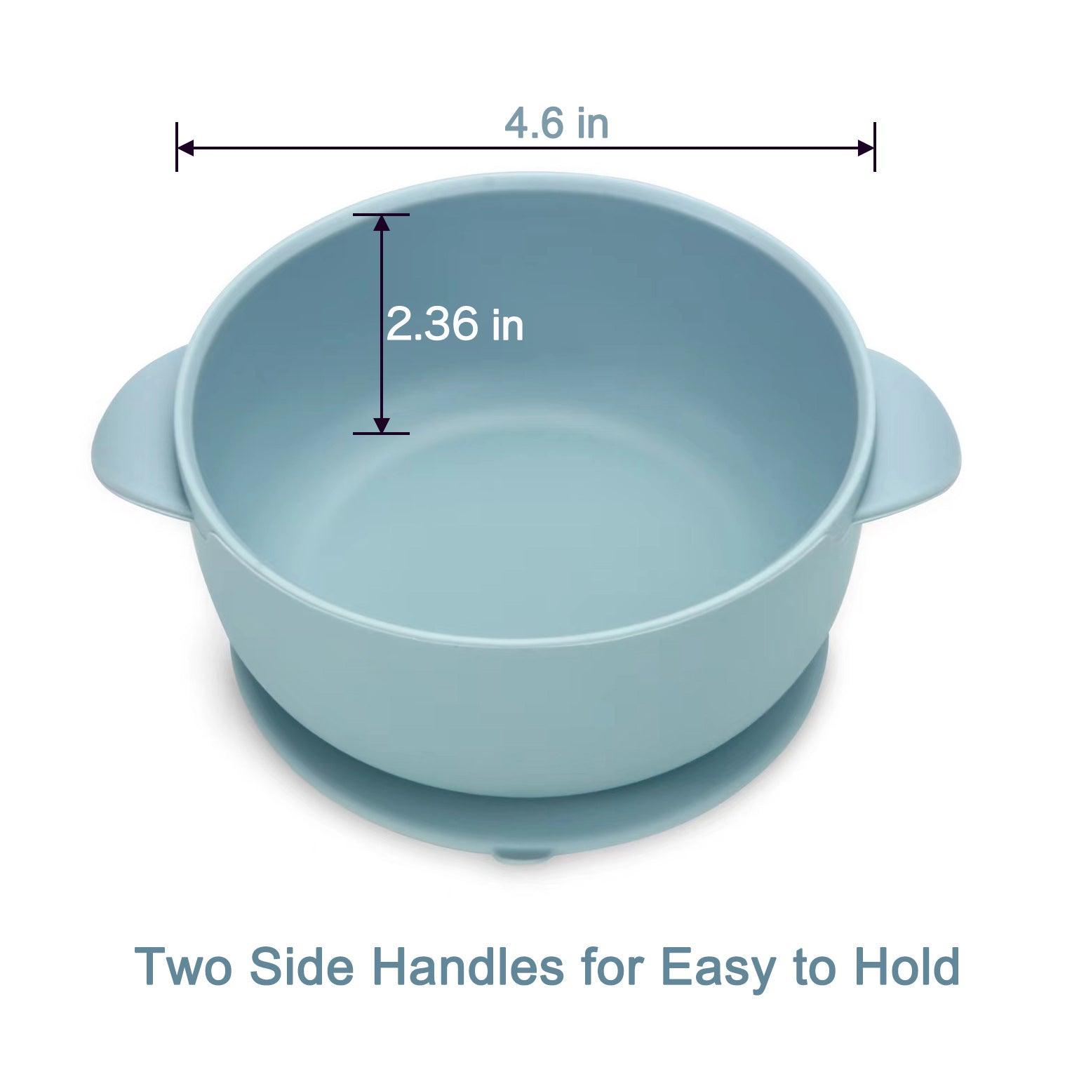 stokke suction bowl PandaEar 3 Pack Baby Bowls with Suction | Stay Put Silicone Food Bowl for Babies, Kids, Toddlers