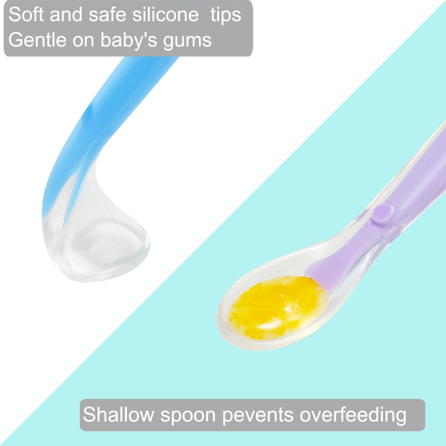 Silicone Baby Spoons – Sixth and Zero