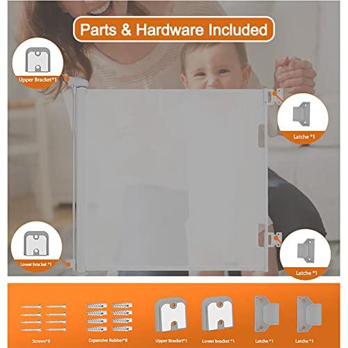 Child Baby 59” Wide Safety Gate(Grey)