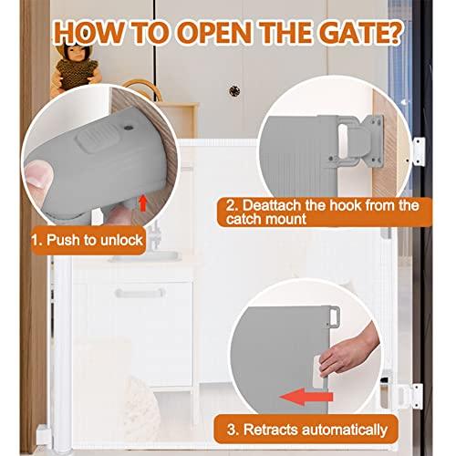 Child Baby 59” Wide Safety Gate(Grey)