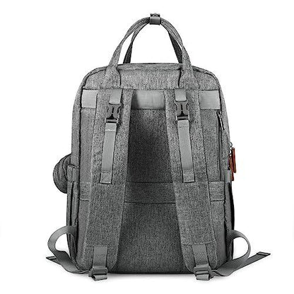 Diaper Bag Backpack (Grey) - PandaEar