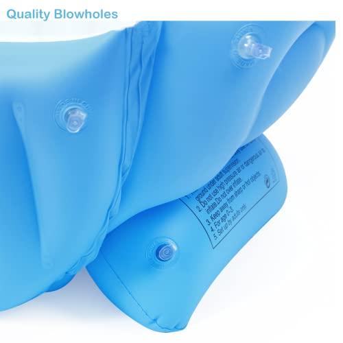 PandaEar Bañera inflable para bebé, bañera portátil de viaje para bebés con  bomba de aire, lavabo de ducha plegable antideslizante mini piscina de