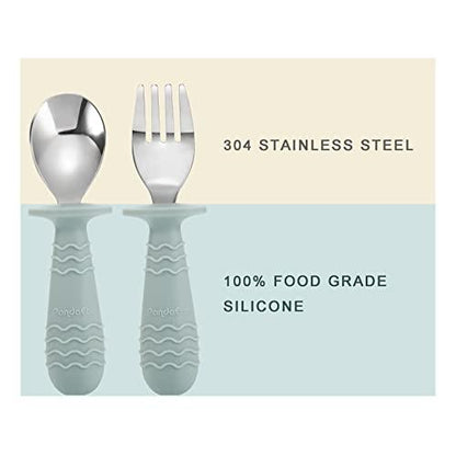 Silicone Stainless Steel Utensils - PandaEar