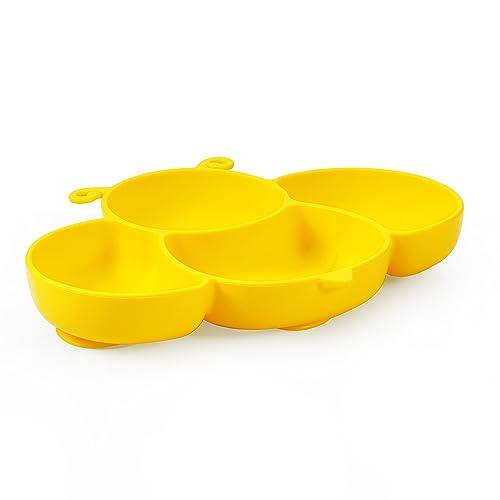 PandaEar Divided Silicone Baby and Toddler Plates, 3 Pack  Wispachat  Wholesale - the finest and largest wholesale distributor