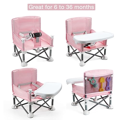 Summer Infant Pop 'n Sit Portable Booster (Pink)